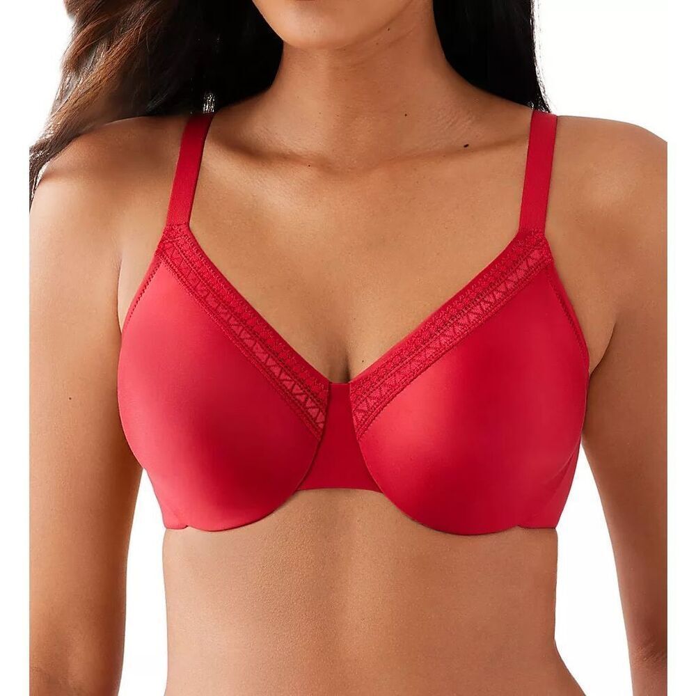 WACOAL NWT Perfect Primer Full Figure Underwire Bra Equestrian Red 38DD